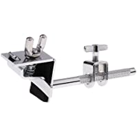 perfk Abrazadera Duradera De Metal Con Soporte De Cencerro Montado En Aro De Tambor Para Batería Drummer Hardware
